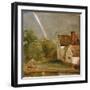 Willy Lott's House with a Rainbow, Dated October 1St, 1812-John Constable-Framed Giclee Print