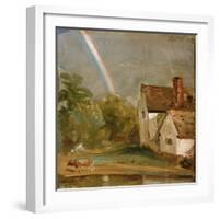 Willy Lott's House with a Rainbow, Dated October 1St, 1812-John Constable-Framed Giclee Print