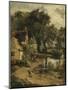 "Willy Lott's House"-John Constable-Mounted Premium Giclee Print