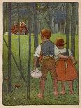 The Princess Discovers a Frog at Her Feet: Curiously He Too is Wearing a Crown-Willy Planck-Art Print