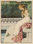 The Princess Discovers a Frog at Her Feet: Curiously He Too is Wearing a Crown-Willy Planck-Art Print