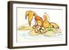 Willy Rabbit and the Easter Bunny Caper - Jack & Jill-Dennis Anderson-Framed Giclee Print