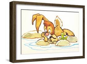 Willy Rabbit and the Easter Bunny Caper - Jack & Jill-Dennis Anderson-Framed Giclee Print