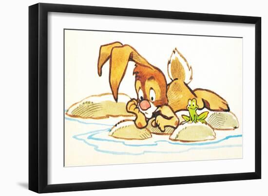 Willy Rabbit and the Easter Bunny Caper - Jack & Jill-Dennis Anderson-Framed Giclee Print