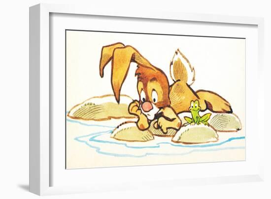 Willy Rabbit and the Easter Bunny Caper - Jack & Jill-Dennis Anderson-Framed Giclee Print