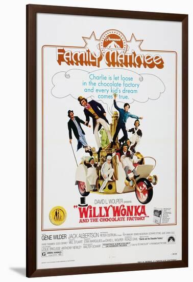 Willy Wonka and the Chocolate Factory, 1971-null-Framed Art Print