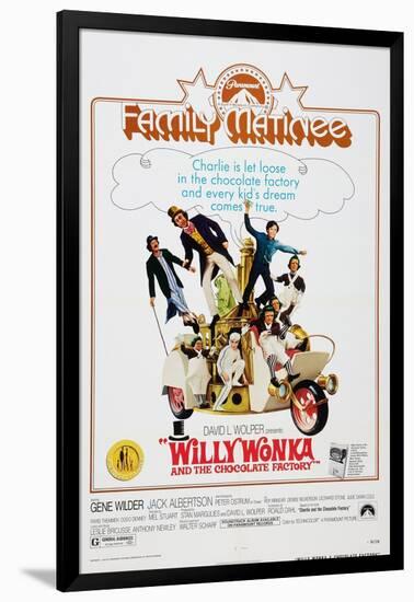 Willy Wonka and the Chocolate Factory, 1971-null-Framed Art Print