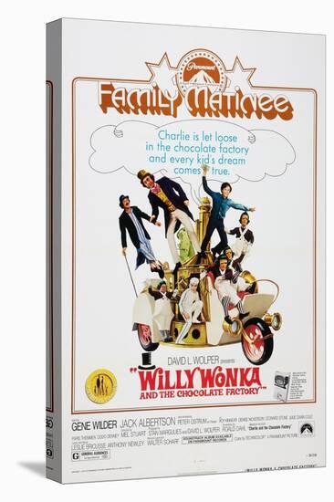 Willy Wonka and the Chocolate Factory, 1971-null-Stretched Canvas