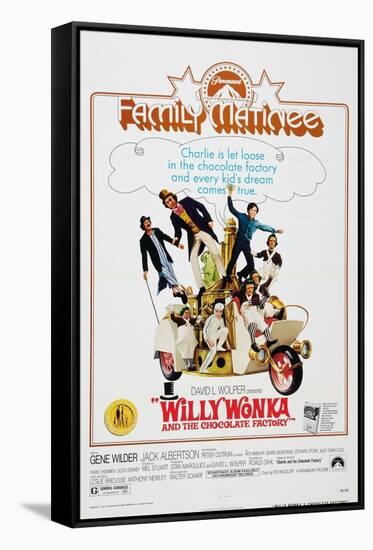 Willy Wonka and the Chocolate Factory, 1971-null-Framed Stretched Canvas