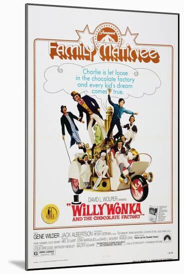 Willy Wonka and the Chocolate Factory, 1971-null-Mounted Art Print