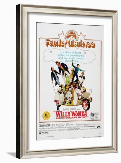 Willy Wonka and the Chocolate Factory, 1971-null-Framed Art Print