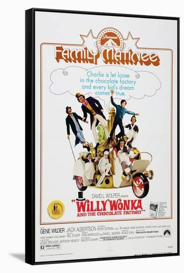 Willy Wonka and the Chocolate Factory, 1971-null-Framed Stretched Canvas