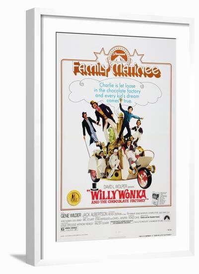 Willy Wonka and the Chocolate Factory, 1971-null-Framed Art Print