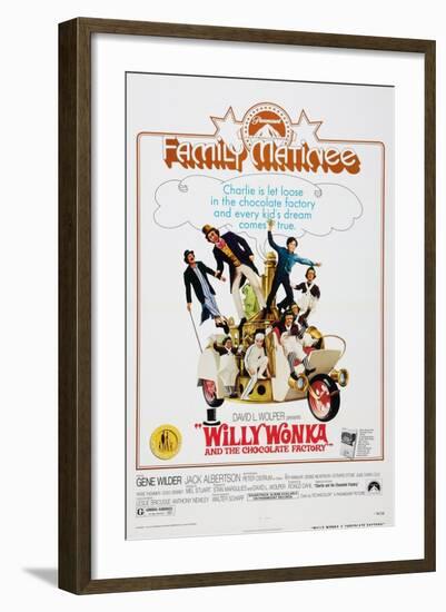 Willy Wonka and the Chocolate Factory, 1971-null-Framed Art Print