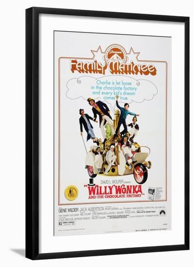 Willy Wonka and the Chocolate Factory, 1971-null-Framed Art Print