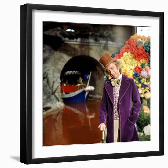 Willy Wonka And The Chocolate Factory, Gene Wilder, 1971-null-Framed Photo