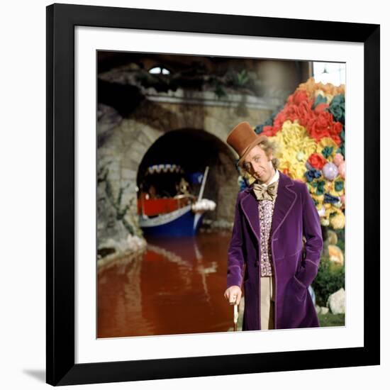 Willy Wonka And The Chocolate Factory, Gene Wilder, 1971-null-Framed Photo