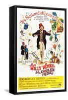 Willy Wonka and the Chocolate Factory, Gene Wilder (Center), 1971-null-Framed Stretched Canvas