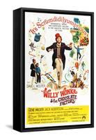 Willy Wonka and the Chocolate Factory, Gene Wilder (Center), 1971-null-Framed Stretched Canvas