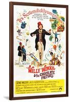 Willy Wonka and the Chocolate Factory, Gene Wilder (Center), 1971-null-Framed Art Print