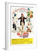 Willy Wonka and the Chocolate Factory, Gene Wilder (Center), 1971-null-Framed Art Print