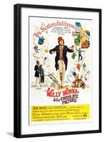 Willy Wonka and the Chocolate Factory, Gene Wilder (Center), 1971-null-Framed Art Print