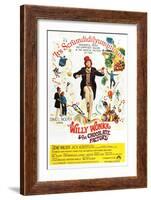 Willy Wonka and the Chocolate Factory, Gene Wilder (Center), 1971-null-Framed Art Print