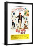 Willy Wonka and the Chocolate Factory, Gene Wilder (Center), 1971-null-Framed Art Print