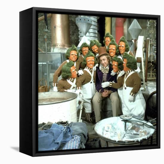 Willy Wonka And The Chocolate Factory, Gene Wilder, Oompa-Loompas, 1971-null-Framed Stretched Canvas