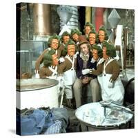 Willy Wonka And The Chocolate Factory, Gene Wilder, Oompa-Loompas, 1971-null-Stretched Canvas