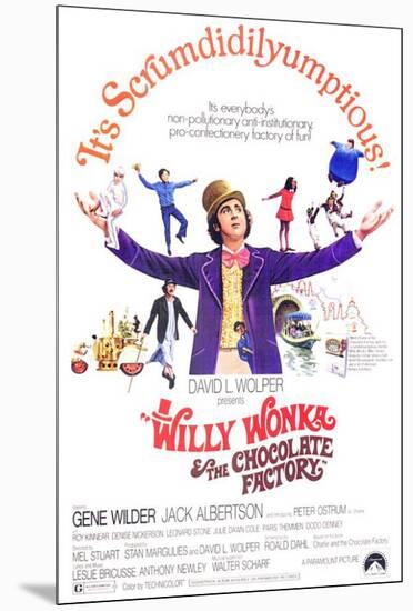 Willy Wonka and the Chocolate Factory-null-Mounted Poster