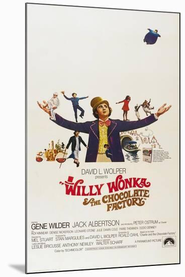 Willy Wonka and the Chocolate Factory-null-Mounted Art Print