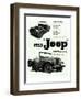 Willys 1955 Jeep-null-Framed Art Print