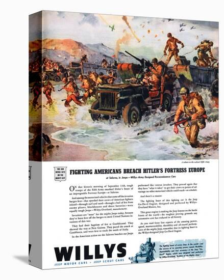 Willys - Fighting Americans…-null-Stretched Canvas