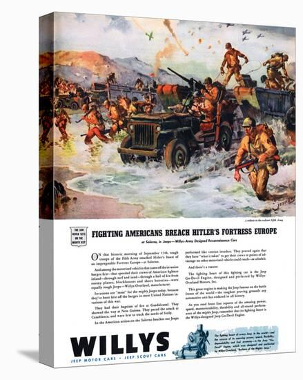 Willys - Fighting Americans…-null-Stretched Canvas