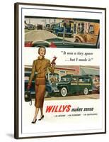 Willys - It Was a Tiny Space…-null-Framed Premium Giclee Print