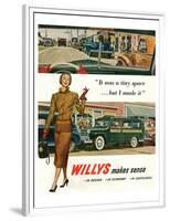 Willys - It Was a Tiny Space…-null-Framed Premium Giclee Print