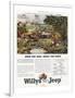 Willys Jeep - Born for War-null-Framed Premium Giclee Print