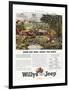 Willys Jeep - Born for War-null-Framed Premium Giclee Print