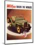 Willys Jeep Cars and Trucks-null-Mounted Premium Giclee Print