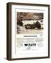 Willys Jeep Zamechatelno Ad'42-null-Framed Art Print