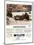 Willys Jeep Zamechatelno Ad'42-null-Mounted Art Print