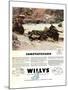 Willys Jeep Zamechatelno Ad'42-null-Mounted Art Print