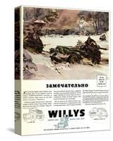 Willys Jeep Zamechatelno Ad'42-null-Stretched Canvas