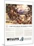Willys-Jeeps Motorcars &Trucks-null-Mounted Premium Giclee Print