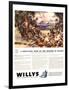 Willys-Jeeps Motorcars &Trucks-null-Framed Premium Giclee Print