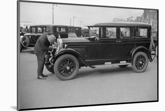 Willys-Knight car at the Southport Rally, 1928-Bill Brunell-Mounted Photographic Print