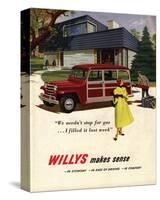 Willys Makes Sense in Economy…-null-Stretched Canvas
