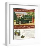 Willys - New Jeep Station Sedan-null-Framed Art Print