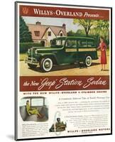 Willys - New Jeep Station Sedan-null-Mounted Art Print